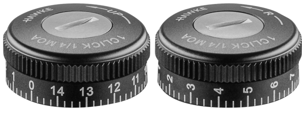 Hawke Riflescope Type 11 Turret Caps Endurance 30 WA (1/4 MOA locking) (W+E)
