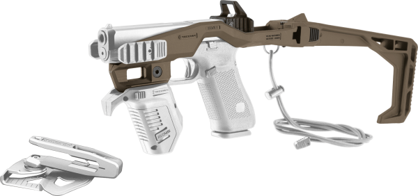 Recover 20/21 Stabilizer Basiskit Level 1 f&uuml;r GLOCK f&uuml;r 10 mm / .45 ACP, Desert Tan, Kompatibilit&auml;t C