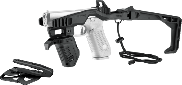 Recover 20/21 Stabilizer Komplettkit f&uuml;r GLOCK, inkl. Holster f&uuml;r 10 mm / .45 ACP, schwarz, Kompatibilit&auml;t C
