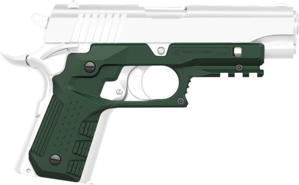 Recover Grip & Rail System f&uuml;r 1911 Compact olivgr&uuml;n