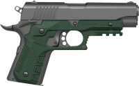 Recover Grip & Rail System f&uuml;r 1911 Compact olivgr&uuml;n