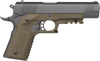 Recover Grip & Rail System f&uuml;r 1911 f&uuml;r...