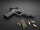 Recover Grip & Rail System f&uuml;r 1911 f&uuml;r Fullsize / Single Stack, Frame schwarz / Inlays schwarz und Desert Tan