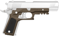 Recover Grip & Rail System f&uuml;r 1911 f&uuml;r...