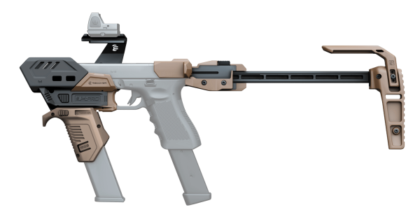 Recover S-PRO Full Kit f&uuml;r GLOCK (alle Gen) G17, G19, G19X, G24, G25, G26, G31, G32, G34, G45, G47, G49, Tan