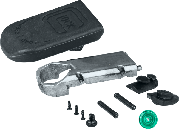 T4E GLOCK Service-Kit f&uuml;r Magazin (inkl. Dichtung Magazindeckel, Dichtung hinten, Schraube Magazinabdeckung hinten, 3x Schraube Magazinabdeckung vorne, Magazinabdeckung vorne, 2x R&auml;ndelstift, Magazinschuh, Magazin-Anstechdichtung)