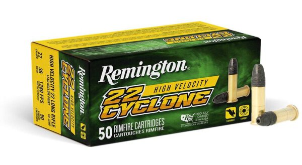 REMINGTON MUNITION .22 LR 36GR 22 CYCLONE LHP 50/5000