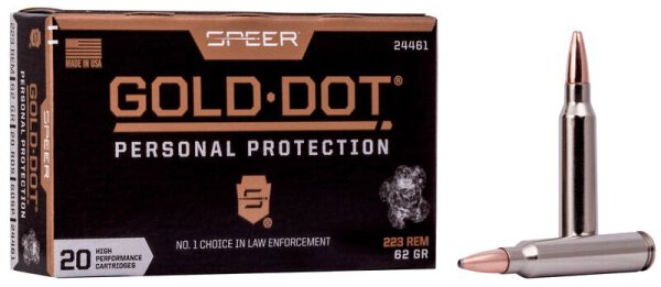 SPEER MUNITION .223 REM 62GR GDSP 20/200