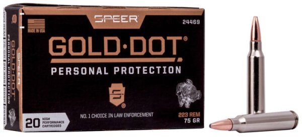SPEER MUNITION .223 REM 75GR GDSP 20/200