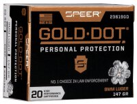 SPEER MUNITION 9MM LUGER 147GR GDHP 20/200