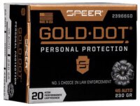SPEER MUNITION .45 AUTO 230GR GDHP 20/200