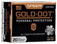 SPEER MUNITION .40 S&W 165GR GDHP 20/200