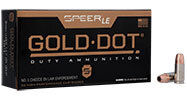 SPEER MUNITION 9MM LUGER 147GR GDHP 50/1000 *LE*
