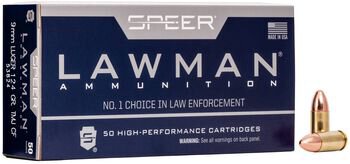 SPEER MUNITION 9MM LUGER 124GR TMJ 50/1000 *LE*
