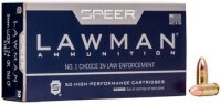 SPEER MUNITION 9MM LUGER 124GR TMJ 50/1000 *LE*