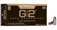 SPEER MUNITION .40 S&W 180GR GDG2 50/1000 *LE*
