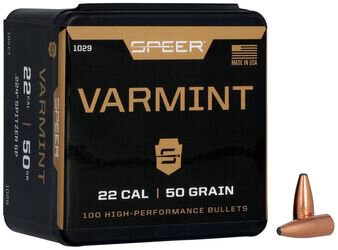 SPEER GESCHOSSE .22/.224 50GR SPITZER SP 100/500