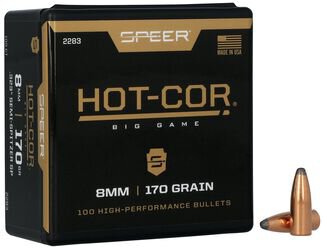 SPEER GESCHOSSE 8MM/.323 170GR SEMI-SPITZER SP 100/500