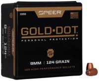 SPEER GESCHOSSE 9MM/.355 124GR GDHP 100/500
