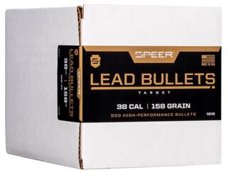 SPEER GESCHOSSE .38/.358 158GR RN 500/BOX