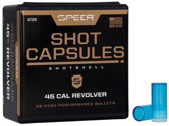 SPEER SCHROTBEH&Atilde;&bdquo;LTER .45 COLT EMPTY SHOT CAPSULES 25/125