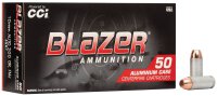 CCI MUNITION 10MM AUTO 200GR BLAZER ALUMINIUM FMJ 50/1000