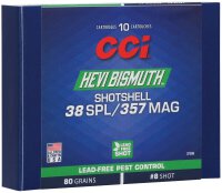 CCI MUNITION .38 SPECIAL/.357 MAG 100GR #9 BISMUTH...