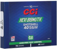 CCI MUNITION .40 S&W 88GR #9 BISMUTH SHOTSHELL 10/200
