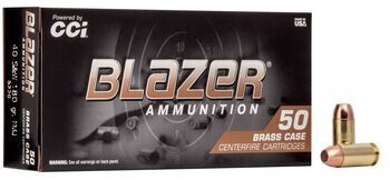 CCI MUNITION .40 S&W 180GR BLAZER BRASS FMJ 50/1000