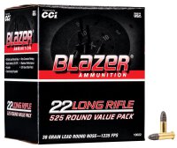 CCI MUNITION .22 LR 38GR BLAZER HIGH VELOCITY LRN 525/5250