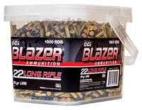 CCI MUNITION .22 LR 38GR BLAZER HIGH VELOCITY LRN 1500/PACK