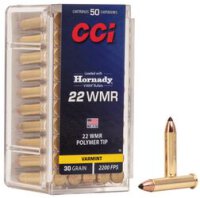 CCI MUNITION .22 WMR 30GR V-MAX 50/2000