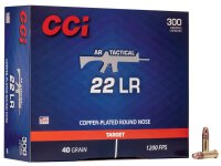 CCI MUNITION .22 LR 40GR AR TACTICAL CPRN 300/3000