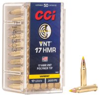CCI MUNITION .17 HMR 17GR VNT 50/2000