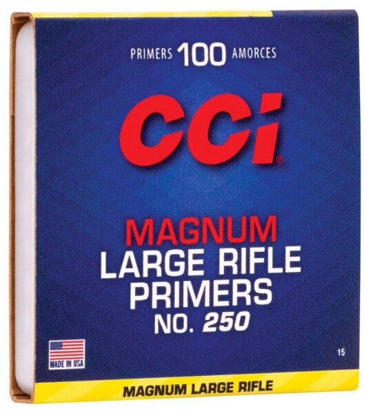 CCI Z&Atilde;&oelig;NDER 250 MAG LARGE RIFLE 100/5000