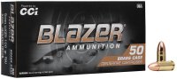 CCI MUNITION 9MM LUGER 100GR BLAZER BRASS FMJ 50/1000