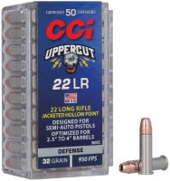 CCI MUNITION UPPERCUT .22 LR 32GR PLATED HP 50/5000 *non...