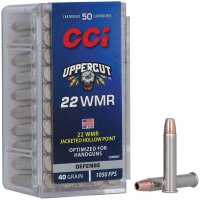 CCI MUNITION .22 WMR 40GR UPPERCUT JHP 50/2000