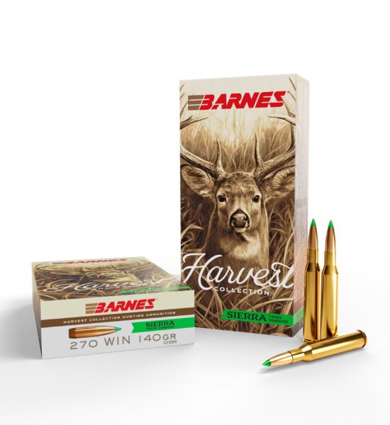 BARNES MUNITION .270 WIN 140GR SIERRA TGK HARVEST COLLECTION 20/200