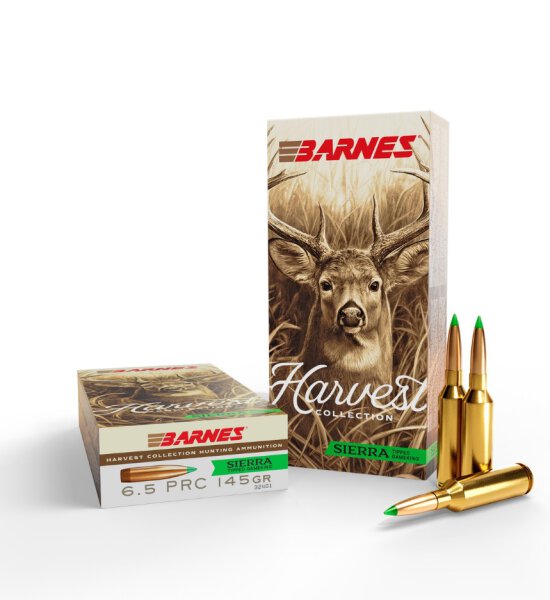 BARNES MUNITION 6,5MM PRC 145GR SIERRA TGK HARVEST COLLECTION 20/200
