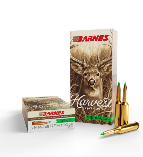 BARNES MUNITION 7MM-08 REM 150GR SIERRA TGK HARVEST COLLECTION 20/200