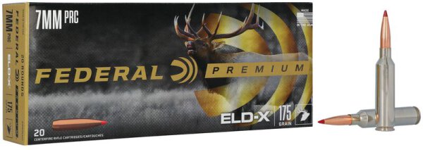FEDERAL MUNITION 7MM PRC 175GR ELD-X 20/200