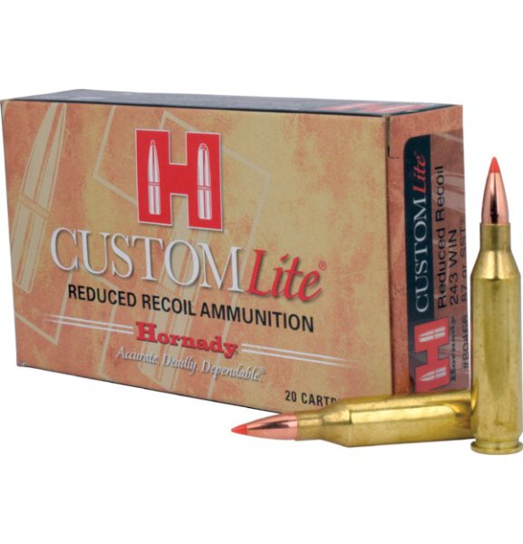 HORNADY MUNITION .243 WIN 87GR SST LITE 20/200