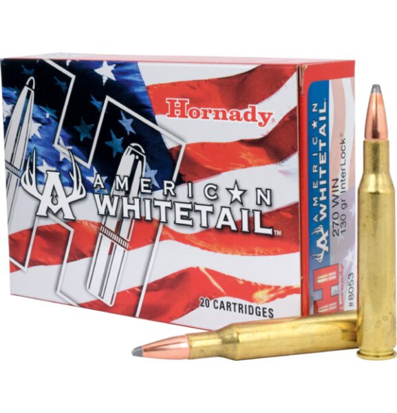 HORNADY MUNITION .270 WIN 130GR INTERLOCK SP AW 20/200