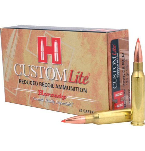 HORNADY MUNITION 7MM-08 REM 120GR SST LITE 20/200