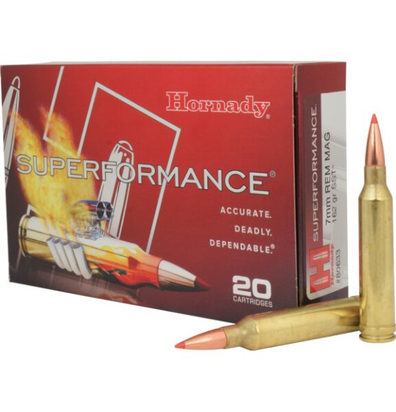 HORNADY MUNITION 7MM REM MAG 162GR SST SPF 20/200
