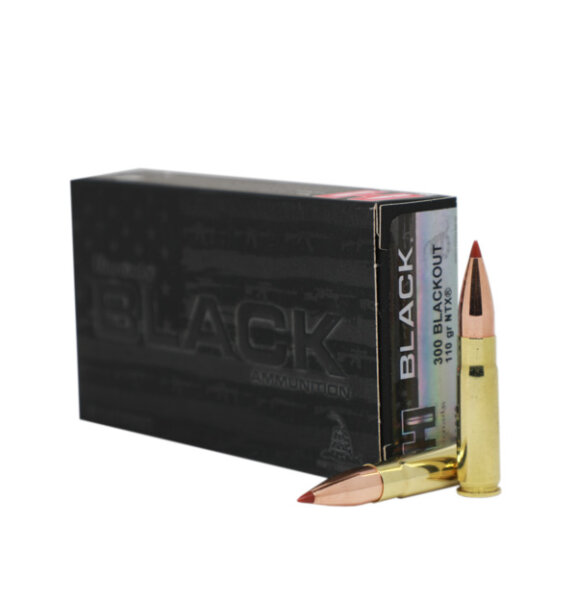 HORNADY MUNITION .300 AAC BLACKOUT 110GR NTX BLACK 20/200