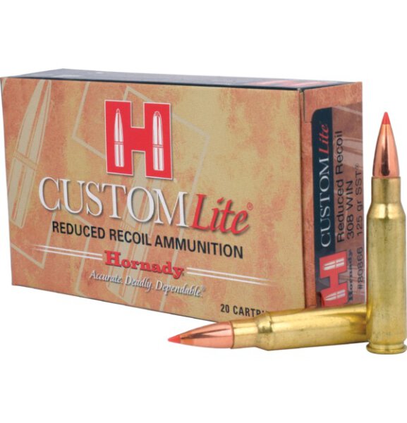HORNADY MUNITION .308 WIN 125GR SST LITE 20/200