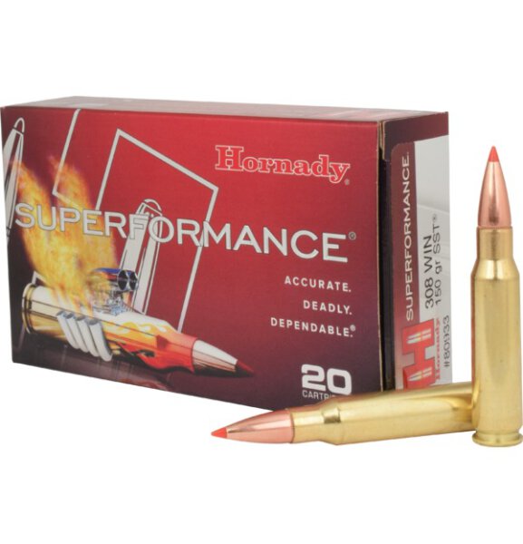 HORNADY MUNITION .308 WIN 150GR SST SPF 20/200
