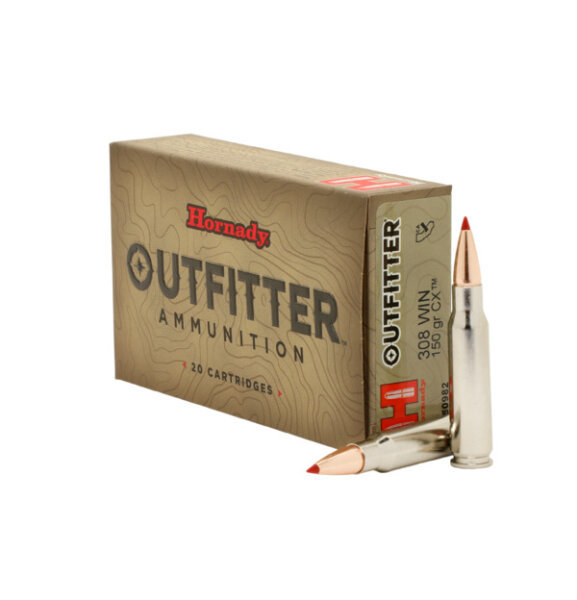 HORNADY MUNITION .308 WIN 150GR CX OTF 20/200